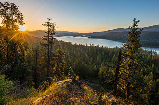 Indian hills cliff hike Harrison Idaho