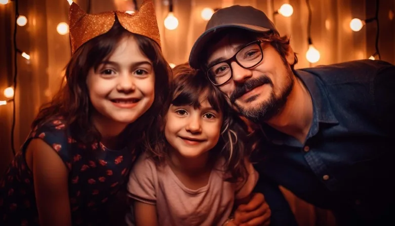 Take down family photos and other personal items