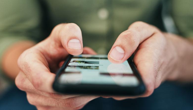 using phone