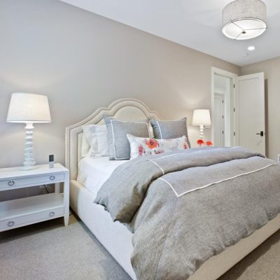 nice bed made